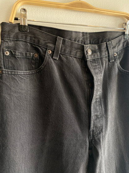 Vintage 1990’s Black Levi’s 501 Denim Jeans
