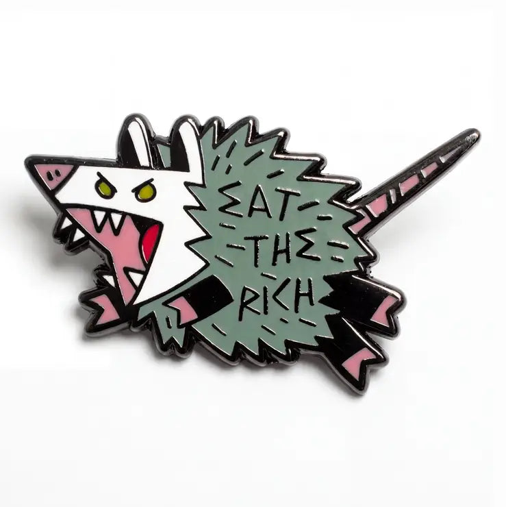 Strike Gently - Enamel Pin - La Lovely Vintage 
