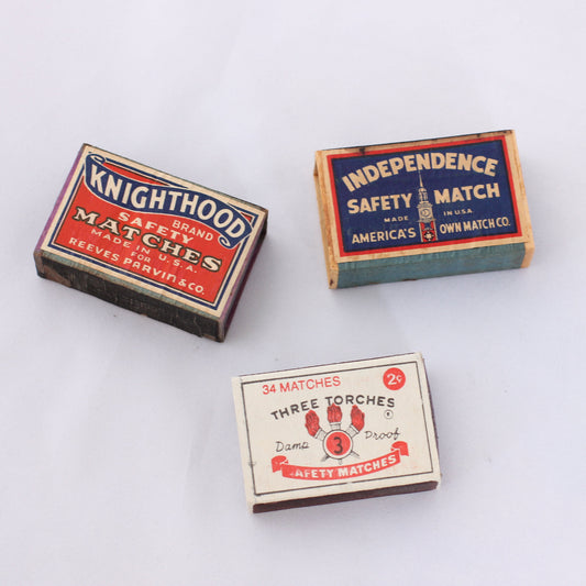 Antique Matchboxes - La Lovely Vintage 