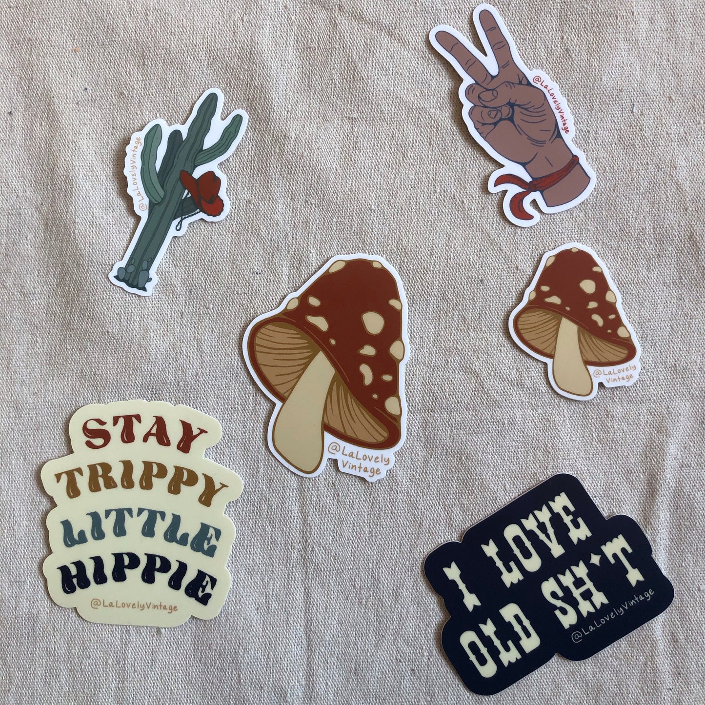 La Lovely Die-Cut Stickers - La Lovely Vintage 