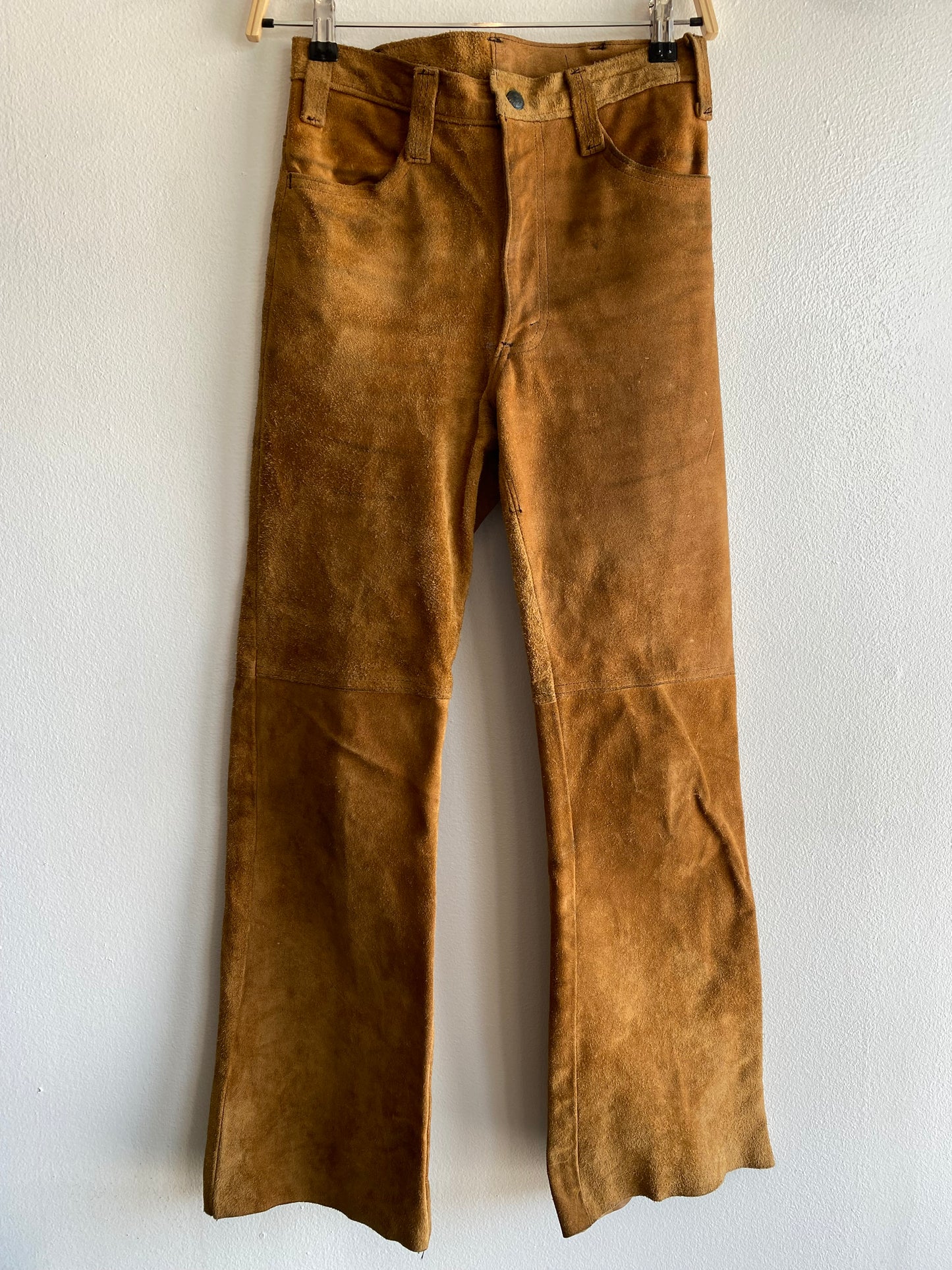 Vintage 1960/70’s Levi’s Suede “Big E” Flared Pants