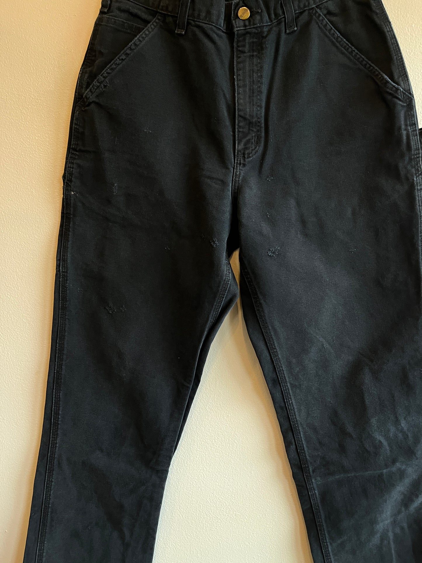 Vintage Y2K Carhartt Black Canvas Work Pants