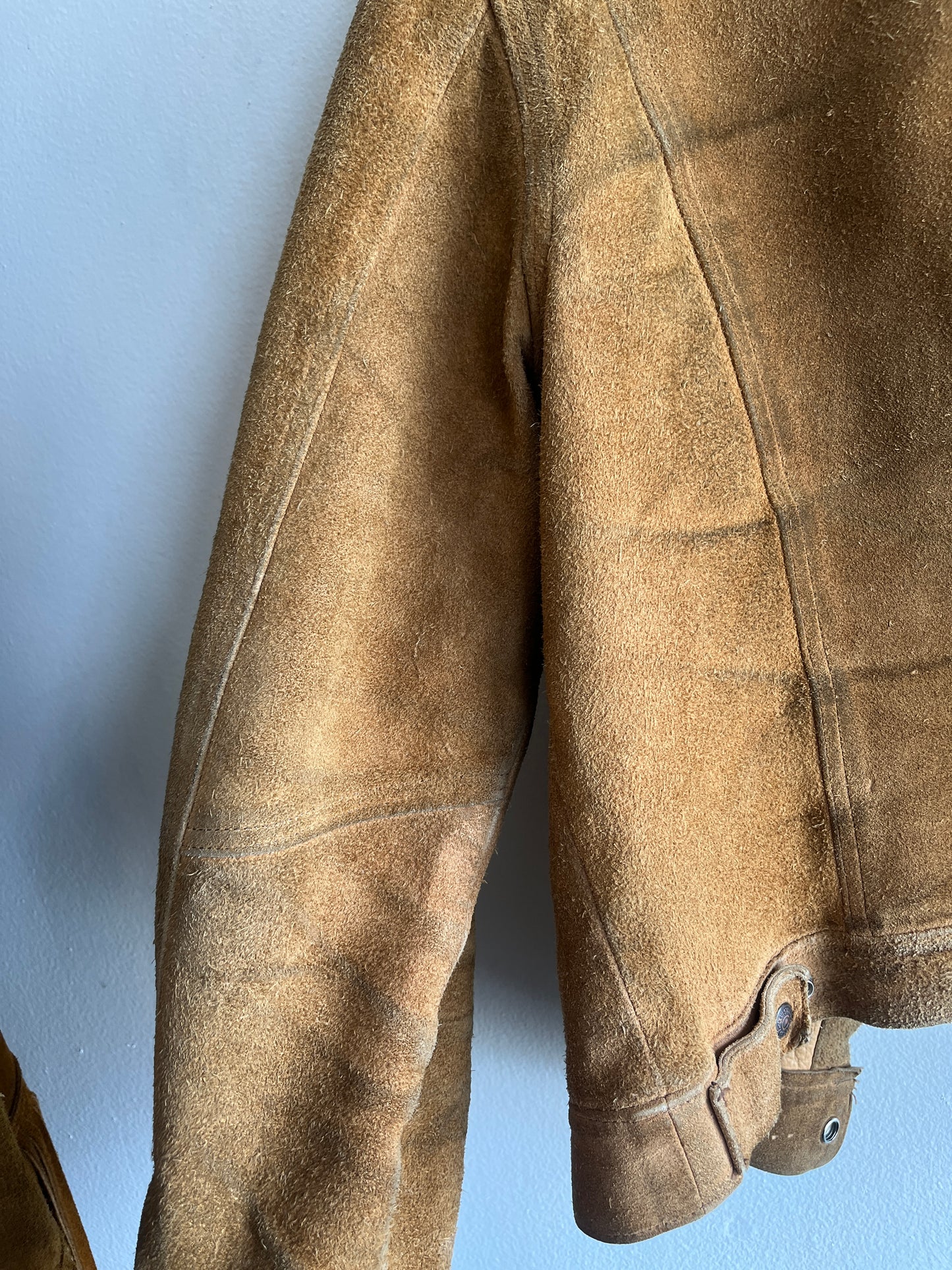 Vintage 1970’s Levi’s “Big E” Suede Trucker Jacket
