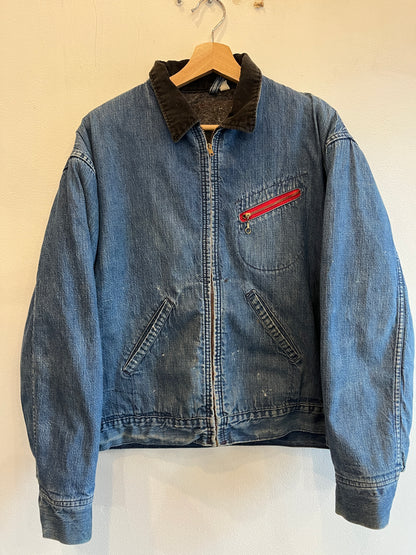 Vintage 1950’s Blanket Lined Denim Work Jacket - La Lovely Vintage 