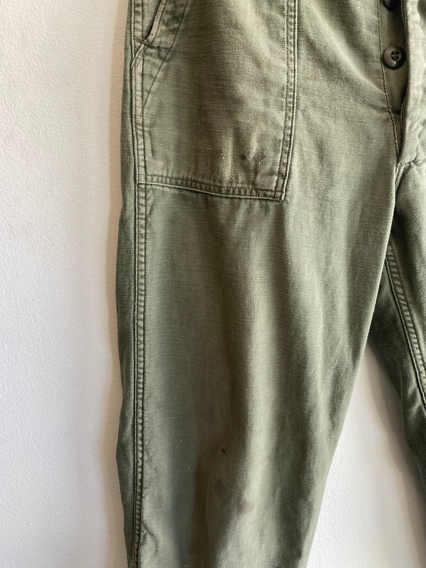 Vintage 1970’s OG-107 Military Fatigue Trousers - La Lovely Vintage 