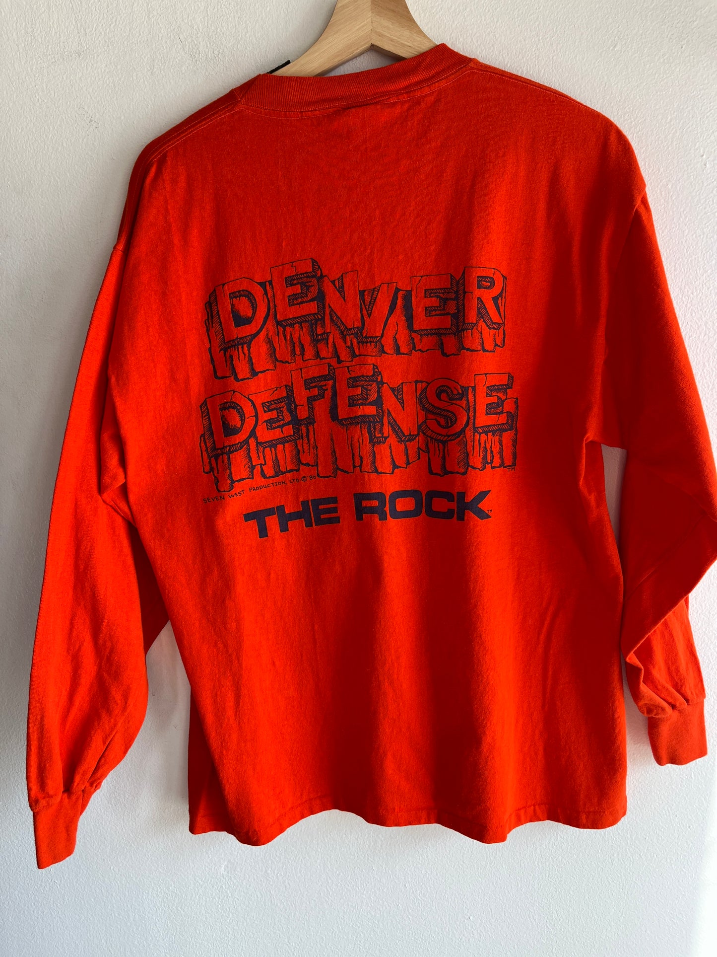 Vintage 1980’s Denver Broncos “Mount Crushmore” Longsleeve T-Shirt