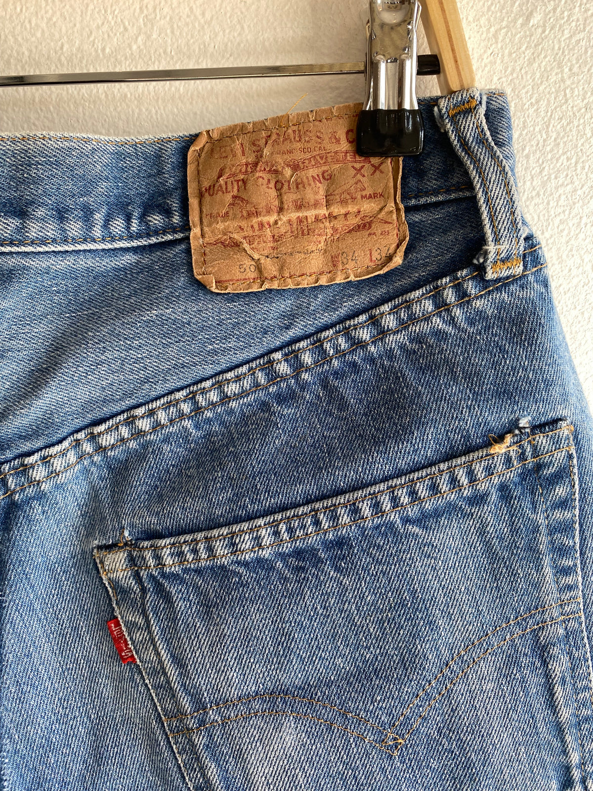 Vintage 1970/80’s Levi’s 501 Selvedge Denim Shorts