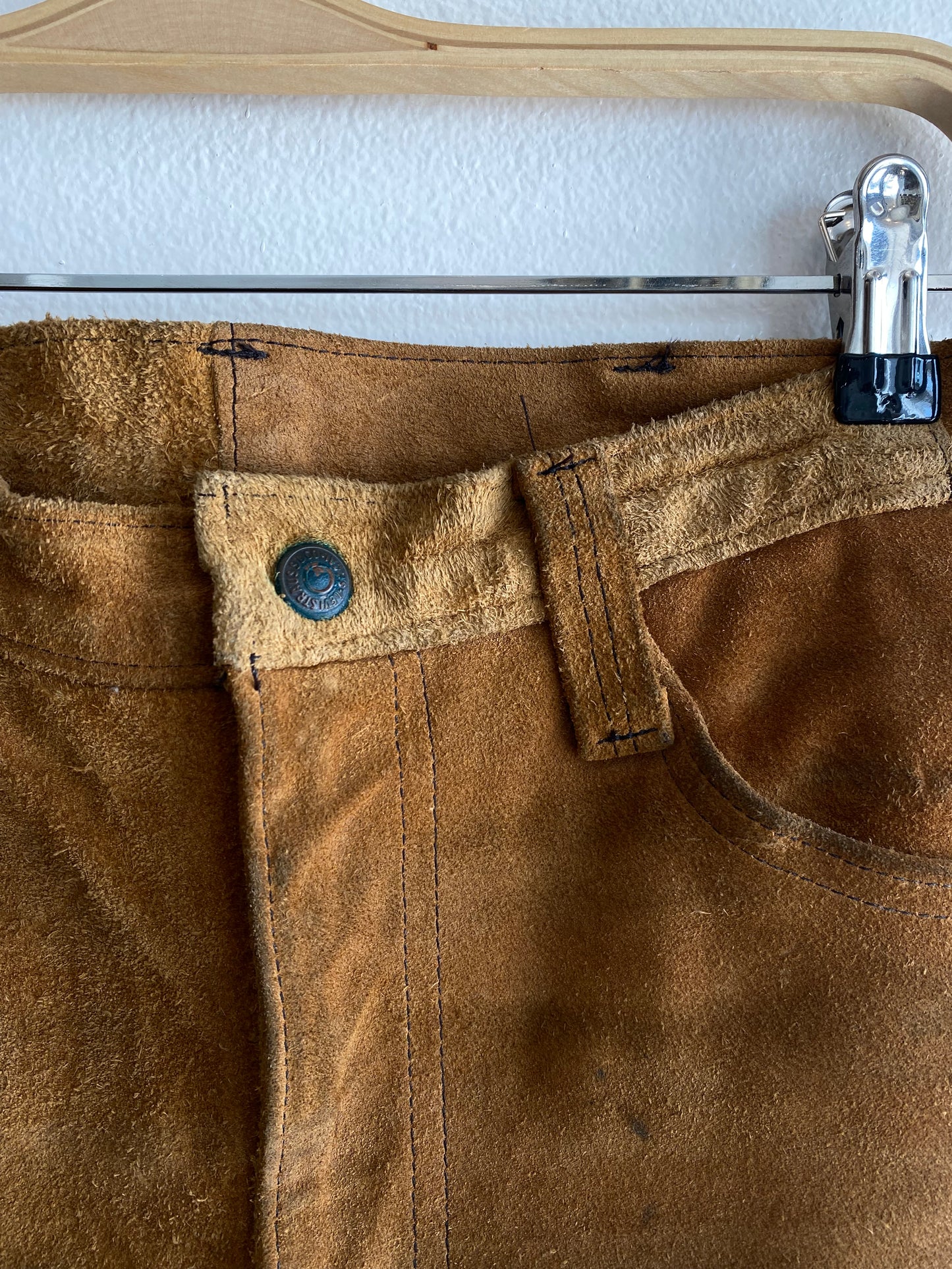 Vintage 1960/70’s Levi’s Suede “Big E” Flared Pants