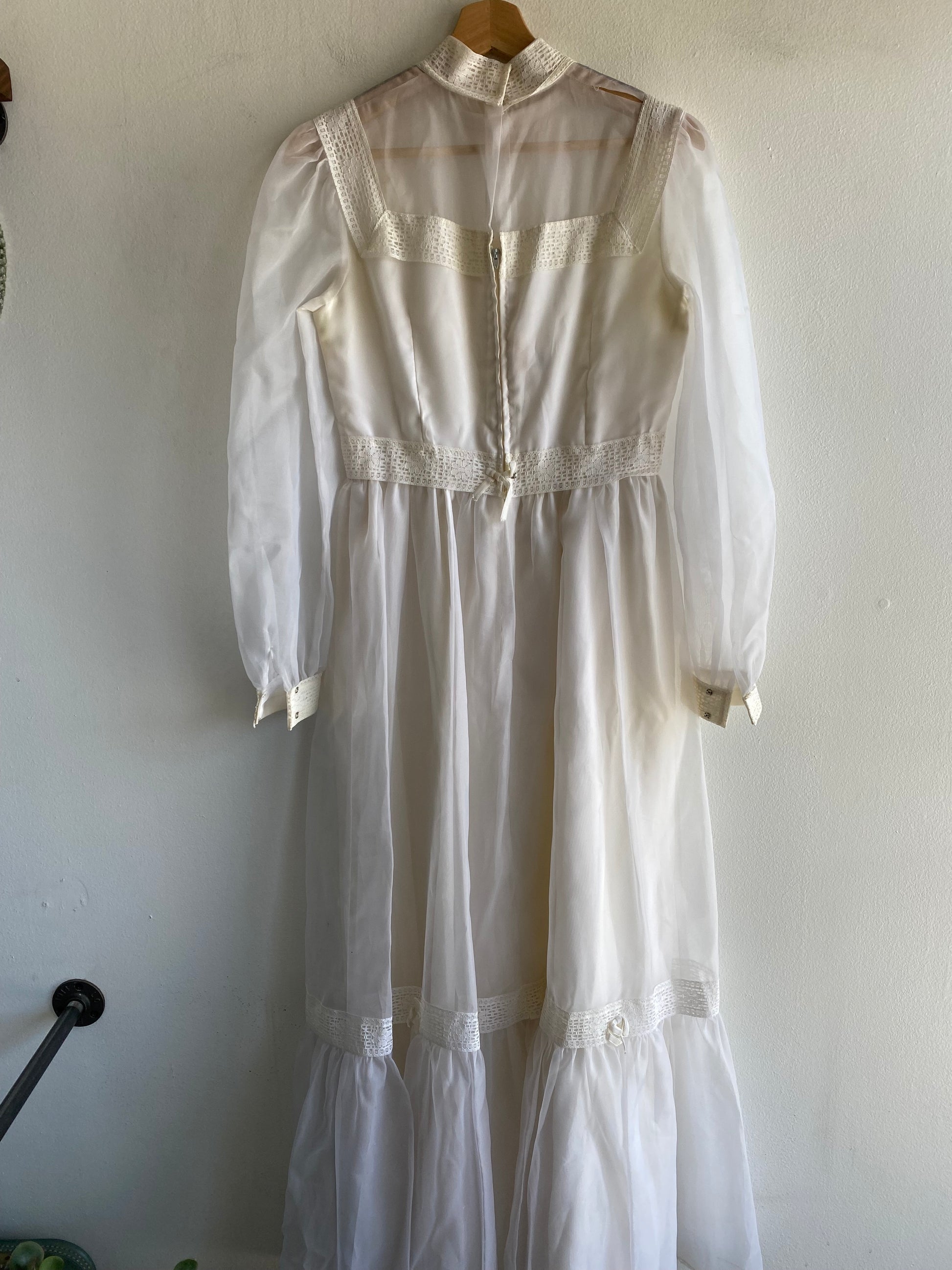Vintage 1970’s Sheer Prarie Dress - La Lovely Vintage 