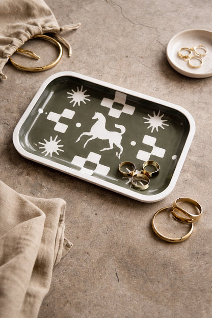 Real Fun, Wow! - Year of the Horse Tin Tray