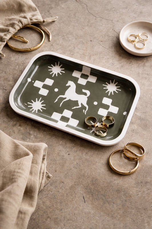 Real Fun, Wow! - Year of the Horse Tin Tray