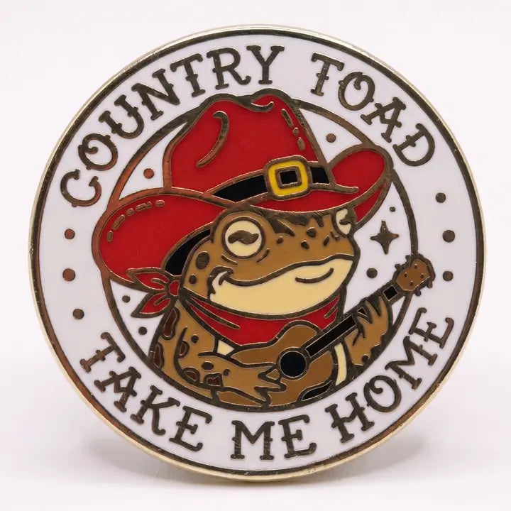 Strike Gently - Enamel Pin - La Lovely Vintage 