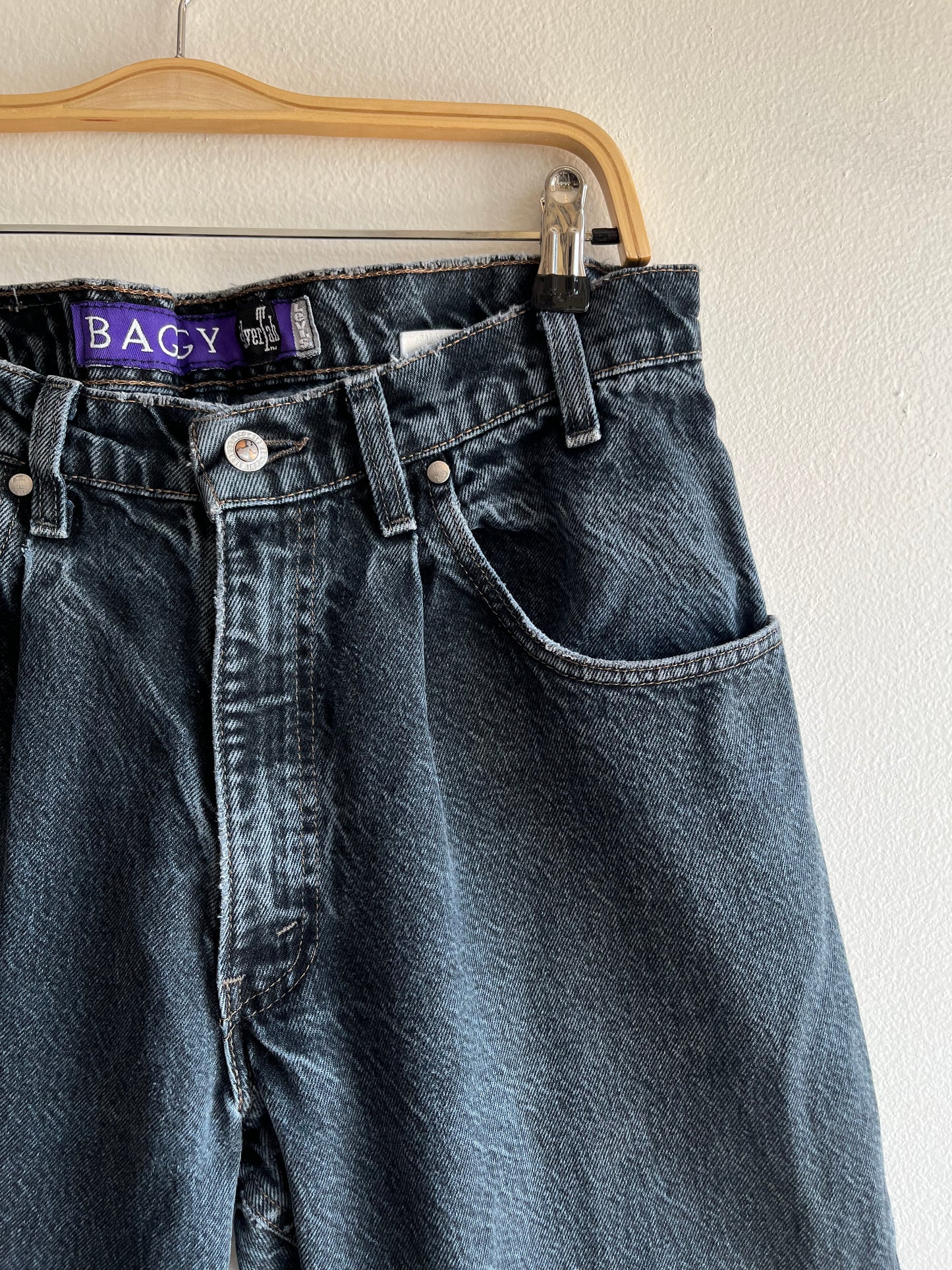 Vintage 1990’s Levi’s Silver Tab Black Denim Jeans