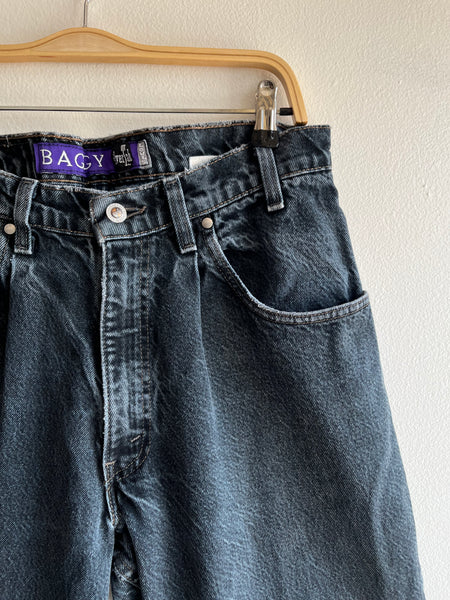 Vintage 1990’s Levi’s Silver Tab Black Denim Jeans
