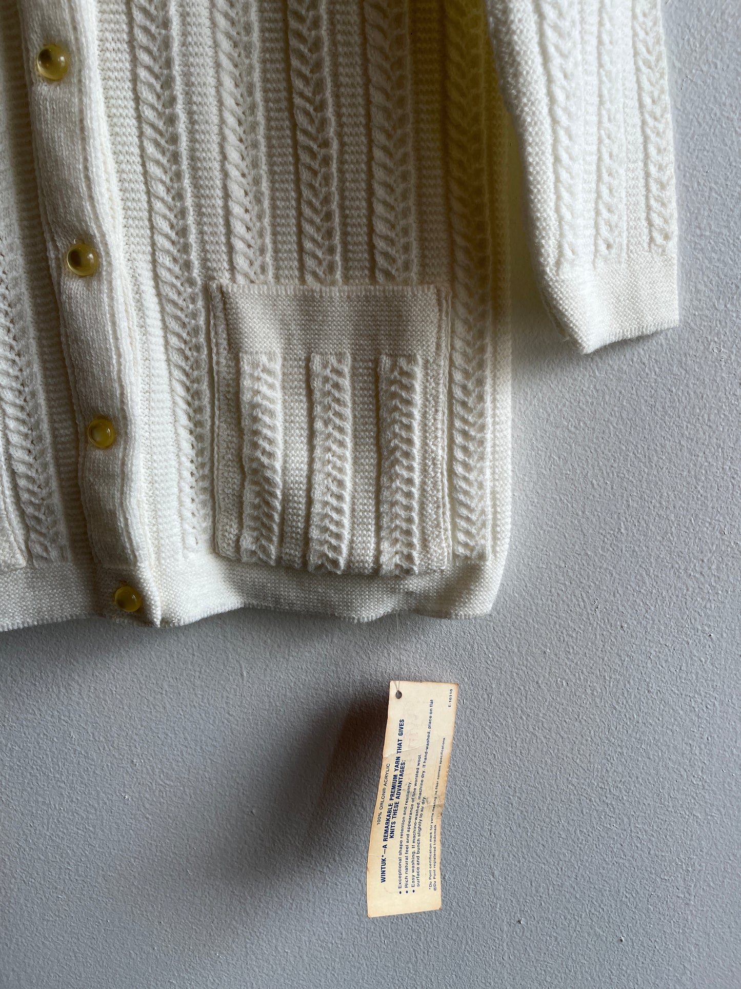 Vintage 1970’s Deadstock Cardigan Sweater