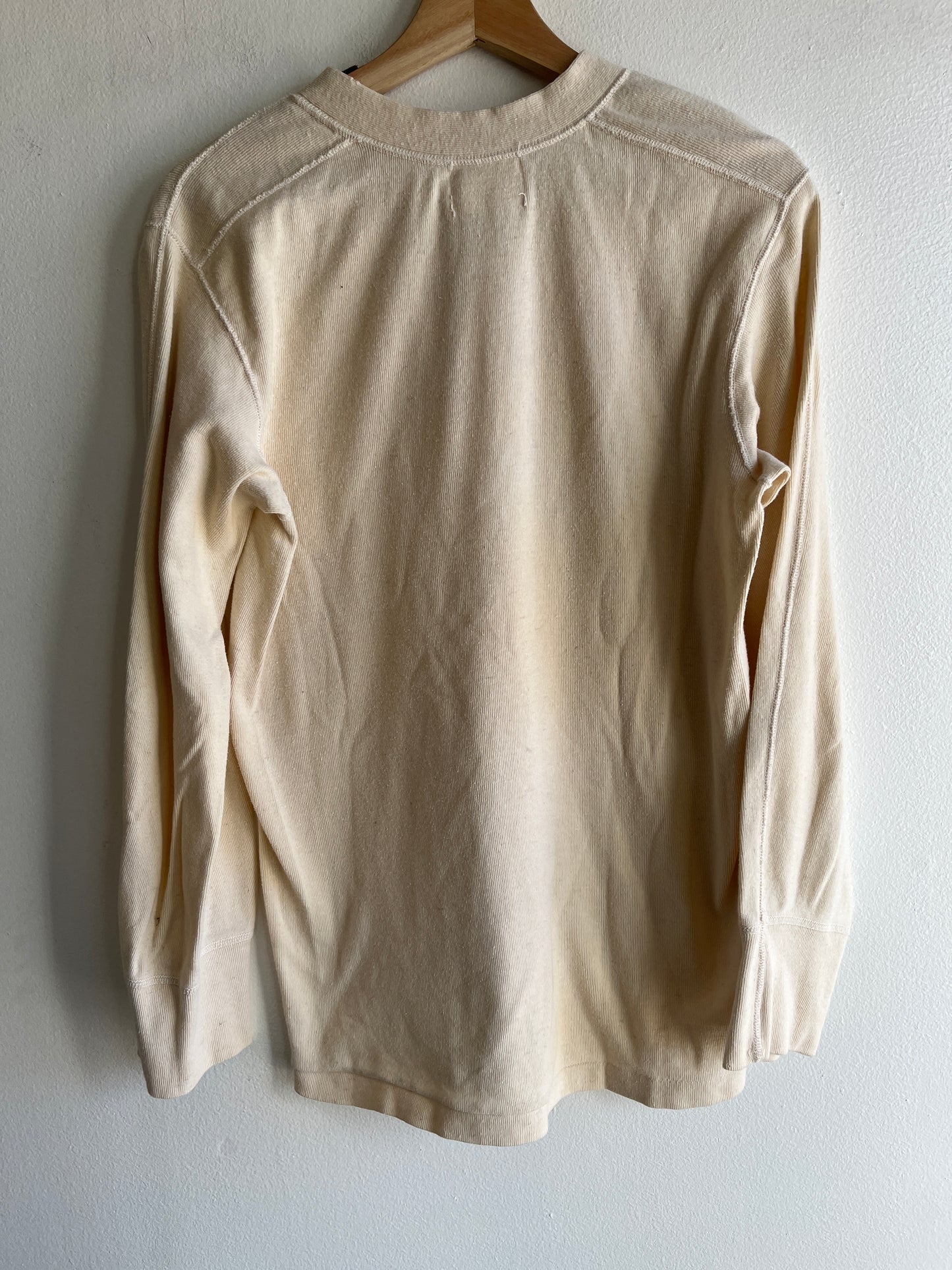 Vintage 1960’s Military Issue 2-Button Henley Thermal Shirt