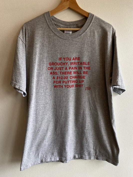 Vintage Y2K “$10 charge” T-Shirt
