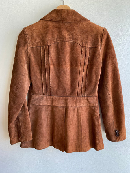 Vintage 1970’s P.B.D. International Suede Blazer Coat