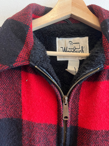 Vintage 1970’s Woolrich Fur Lined Wool Jacket