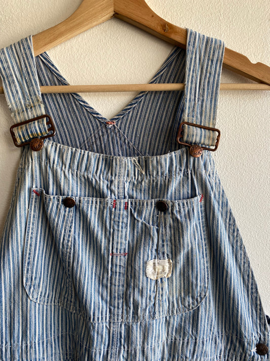 Vintage 1960/70’s Big Mac Liberty Stripe Denim Overalls - La Lovely Vintage 