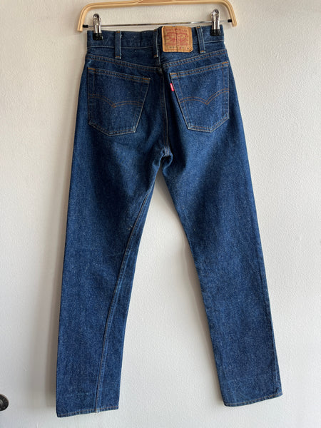 Vintage 1980’s Dark-Wash Levi’s 701 Denim Jeans