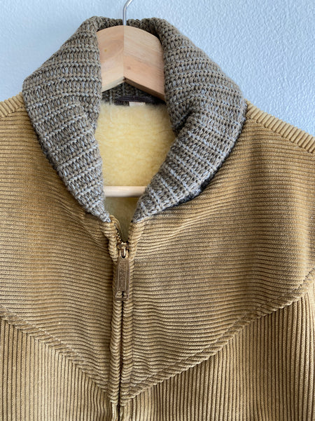 Vintage 1950/60’s Corduroy Fleece-Lined Clicker Jacket