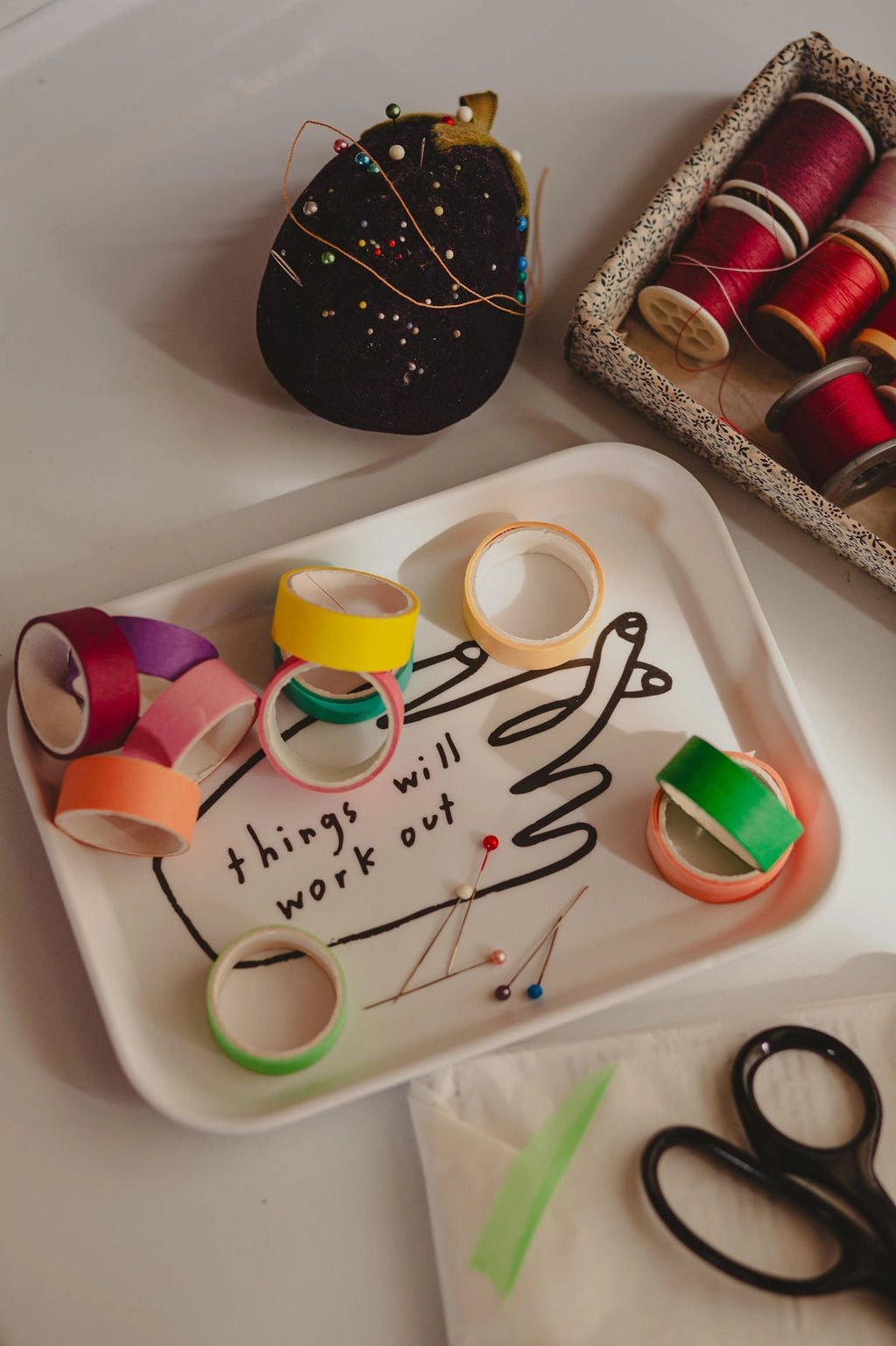 People I’ve Loved - Things Will Work Out Tray - La Lovely Vintage 