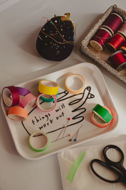 People I’ve Loved - Things Will Work Out Tray - La Lovely Vintage 