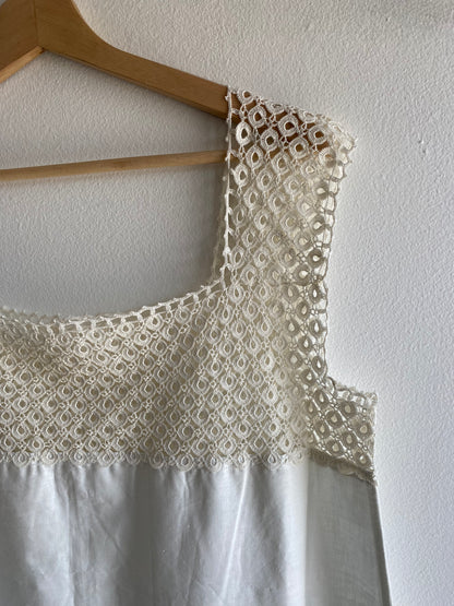 Antique 1920’s Lace and Linen Dress