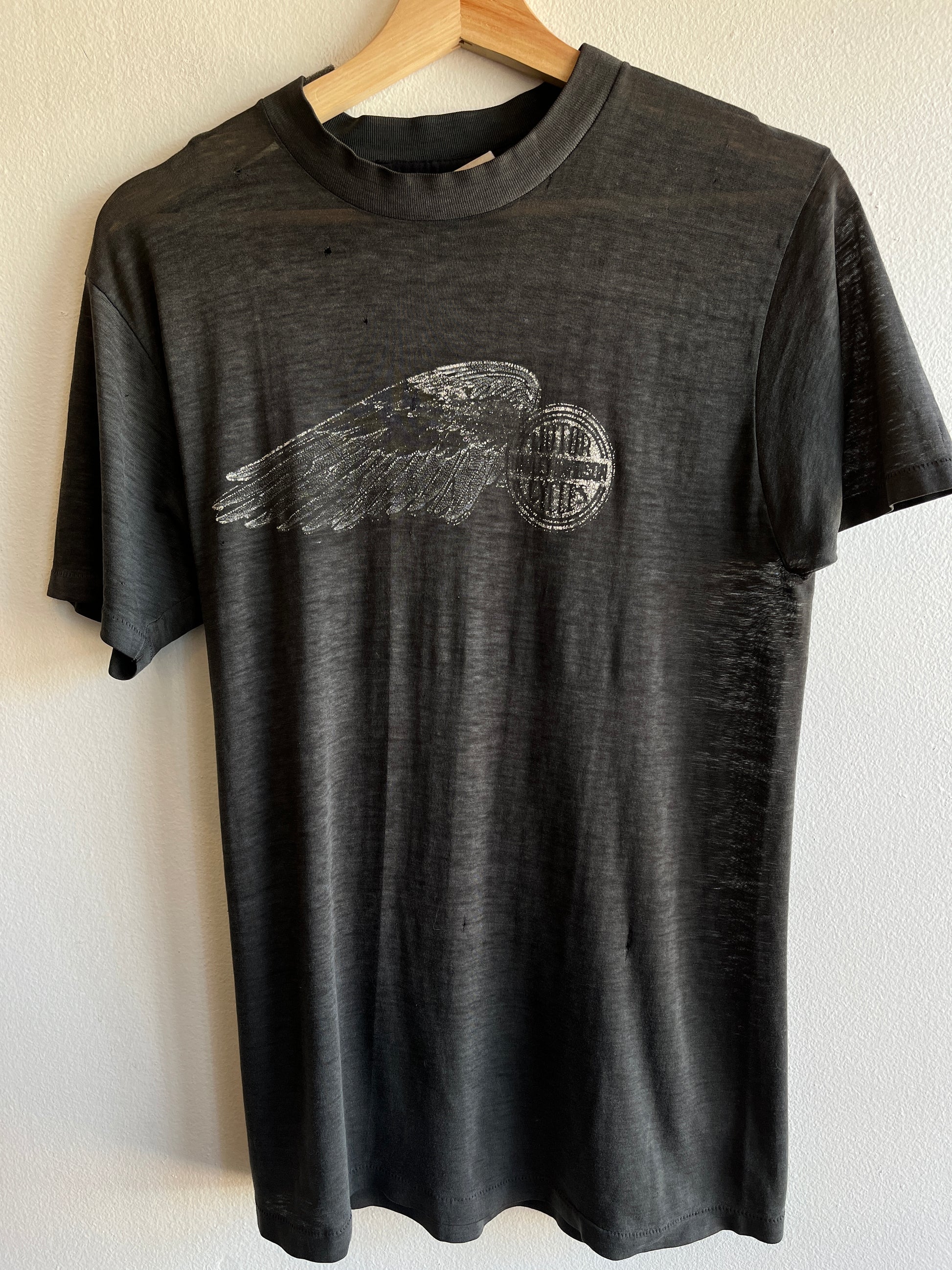 Vintage Paper Thin 1970/80’s Harley Davidson Motorcycles T-Shirt - La Lovely Vintage 