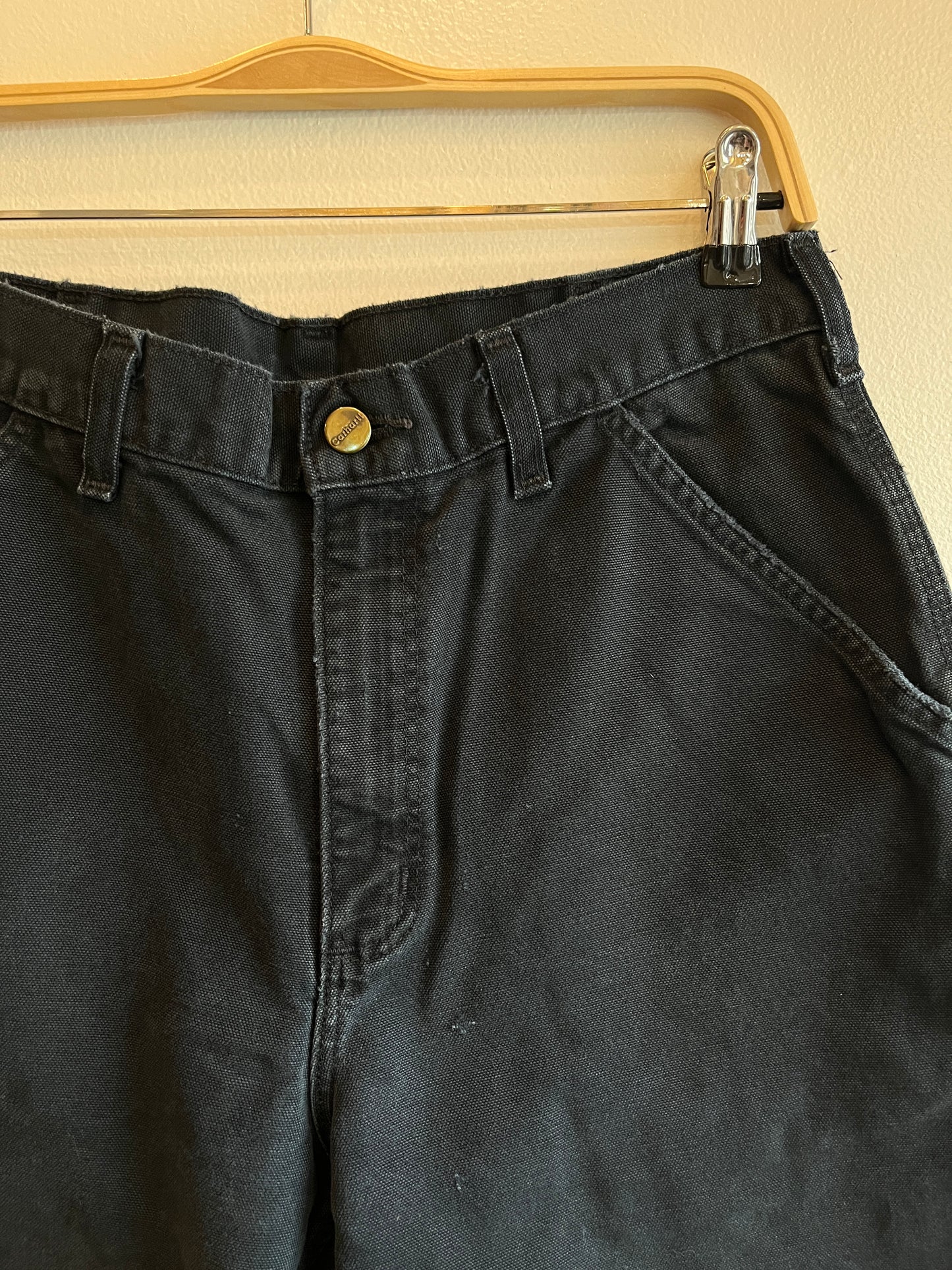 Vintage Y2K Carhartt Black Canvas Work Pants