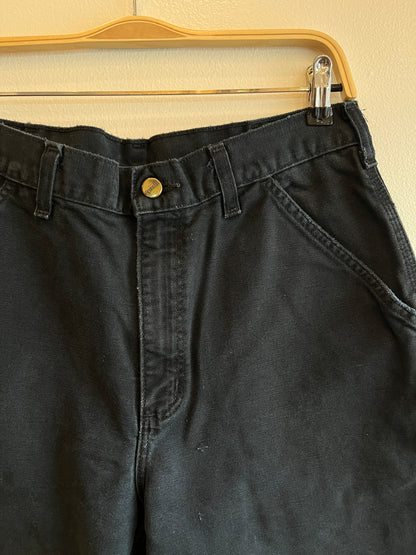 Vintage Y2K Carhartt Black Canvas Work Pants