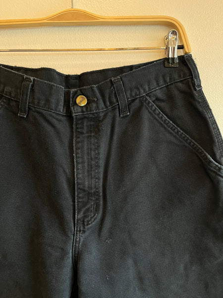 Vintage Y2K Carhartt Black Canvas Work Pants