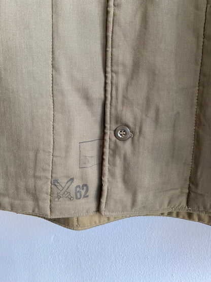 Vintage 1960’s Czech Military Quilted Liner Jacket