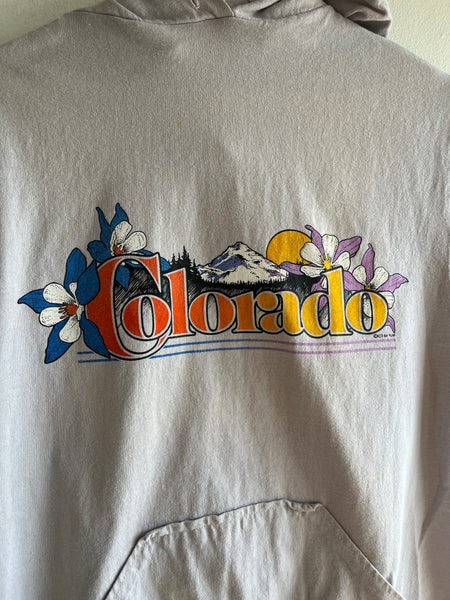 Vintage 1980’s Sleeveless Colorado Hooded T-Shirt