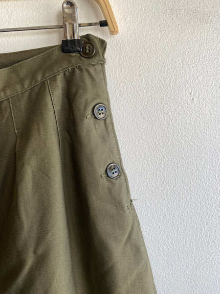 Vintage 1950’s Side Button Military Fatigue Trousers