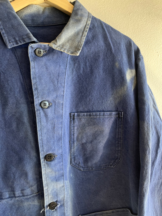 Vintage 1960’s Sunfaded French Chore Coat