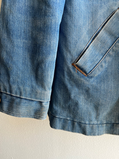 Vintage 1970’s Wrangler Sherpa-Lined Denim Coat