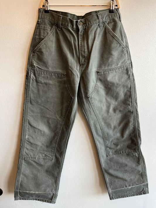 Vintage 1990’s Carhartt Double Knee Canvas Work Pants