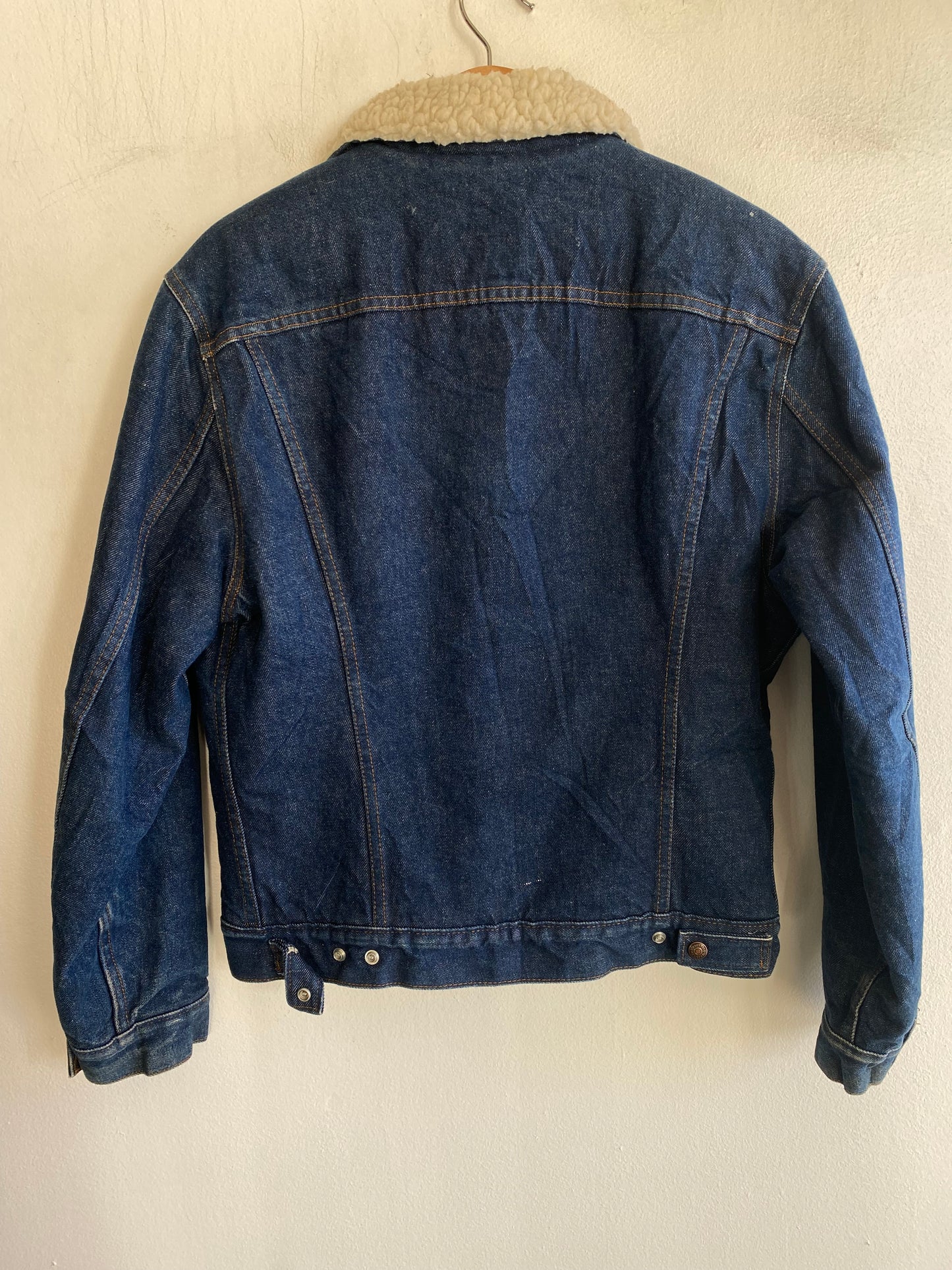 Vintage 1970’s Levi’s Sherpa Lined Denim Trucker Jacket - La Lovely Vintage 