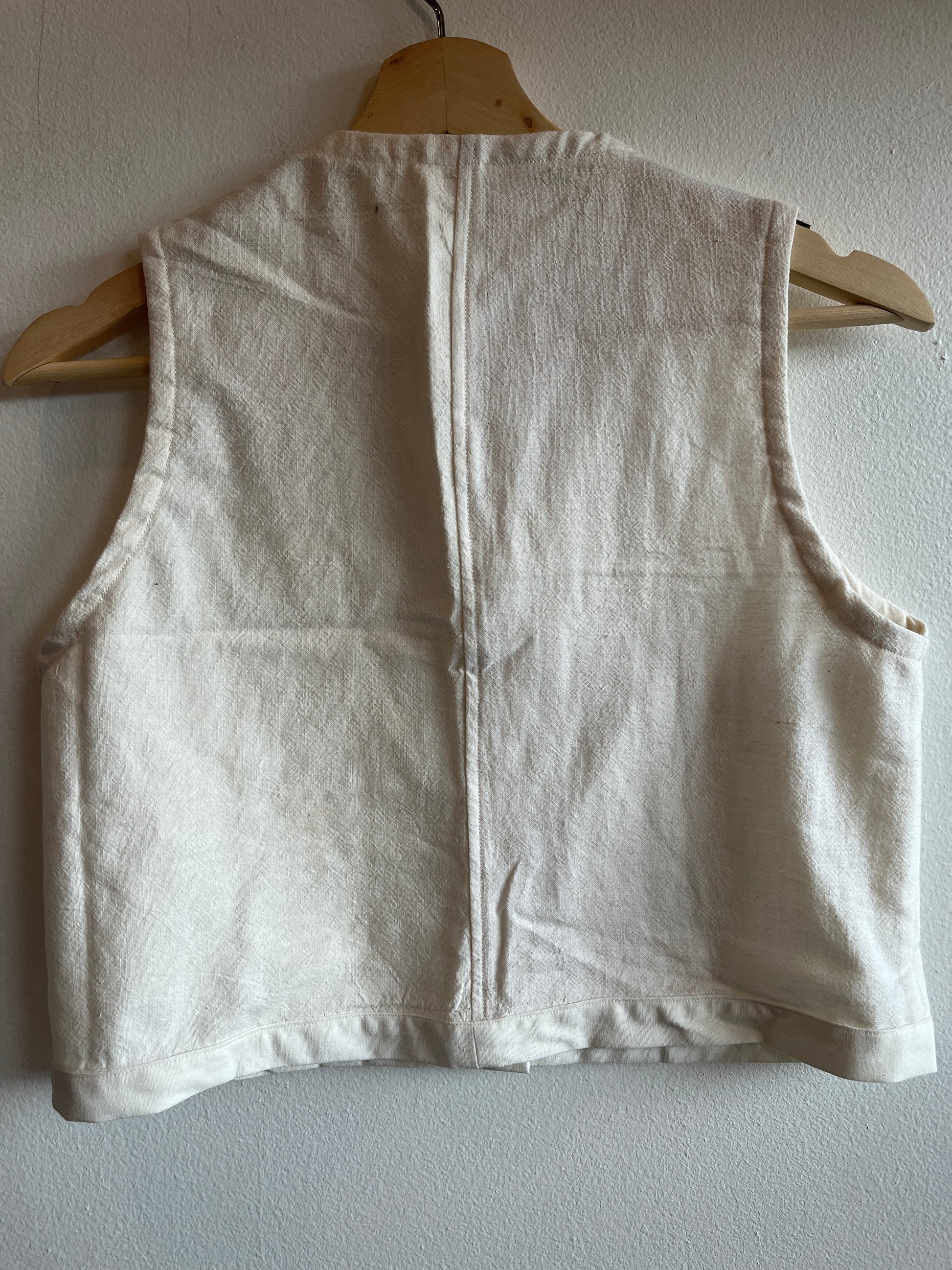 Trash Textiles - Handmade Vintage Feedsack Blouse - La Lovely Vintage 
