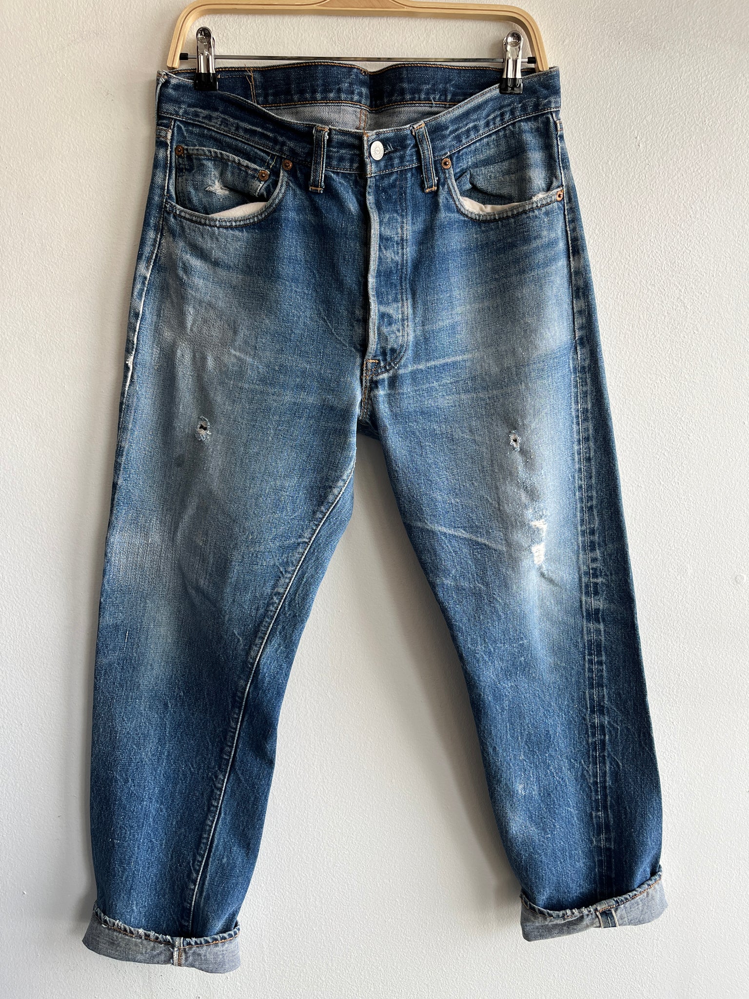 Vintage Levi’s “Big E” 501 Selvedge Denim Jeans