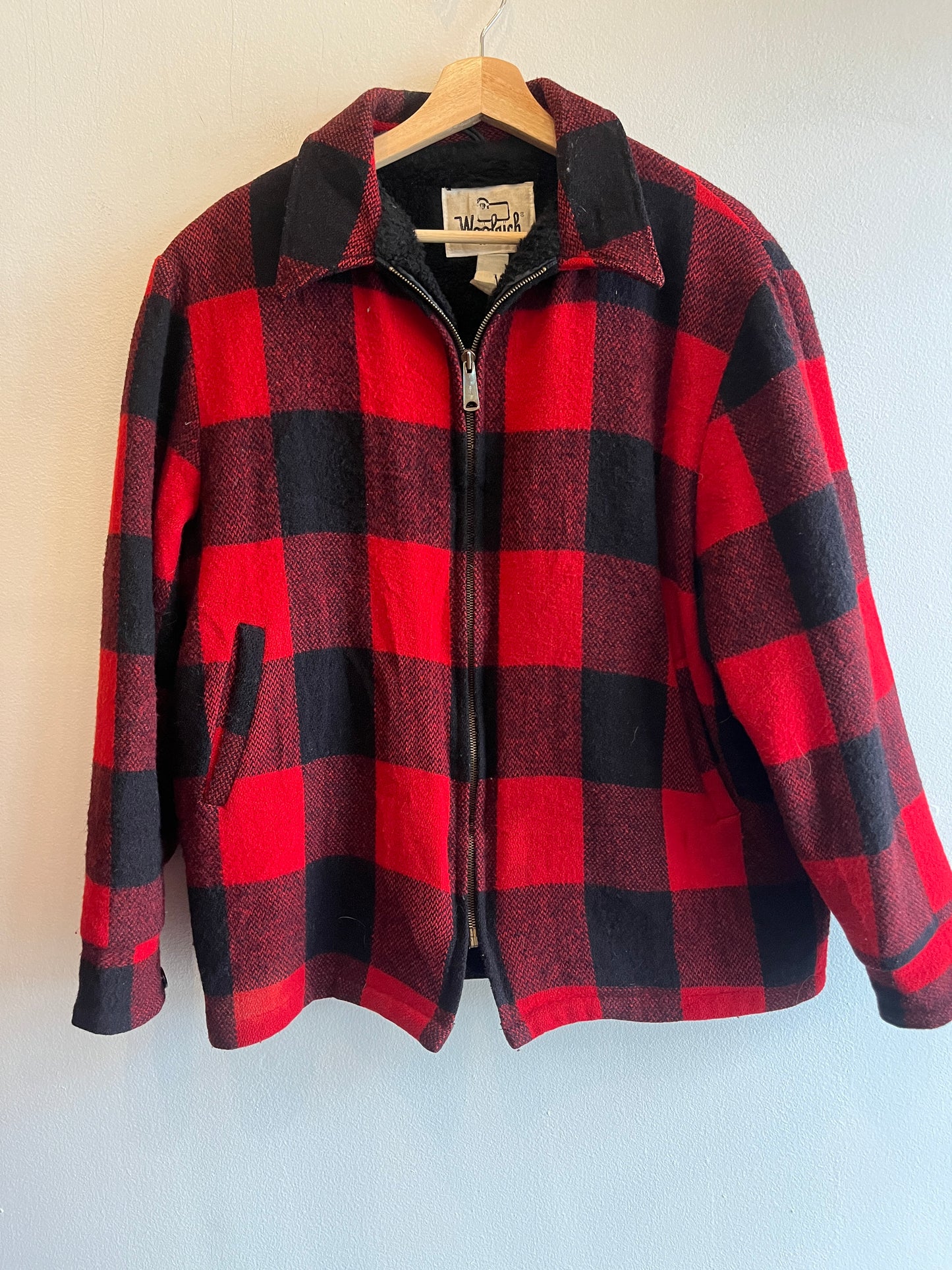 Vintage 1970’s Woolrich Fur Lined Wool Jacket