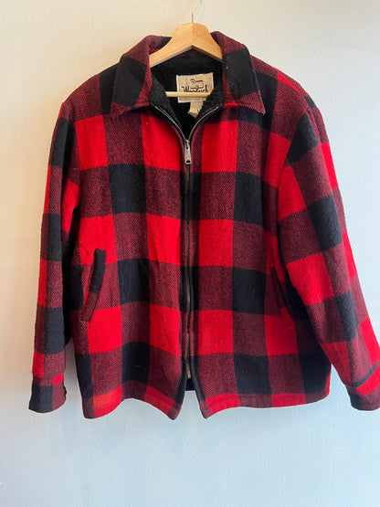 Vintage 1970’s Woolrich Fur Lined Wool Jacket
