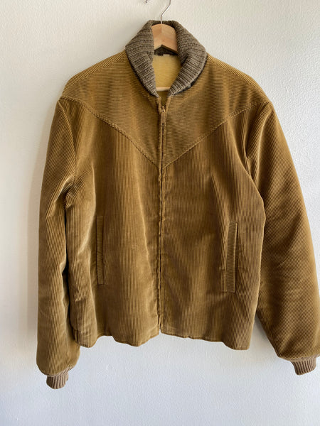 Vintage 1950/60’s Corduroy Fleece-Lined Clicker Jacket