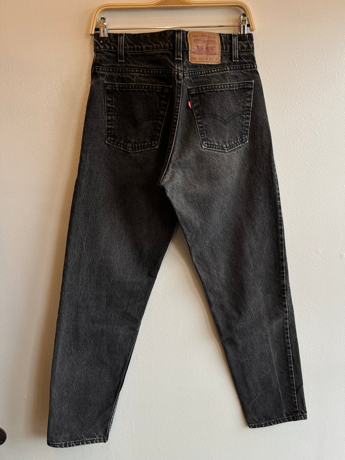 Vintage 1990’s Levi’s 550 Black Denim Jeans
