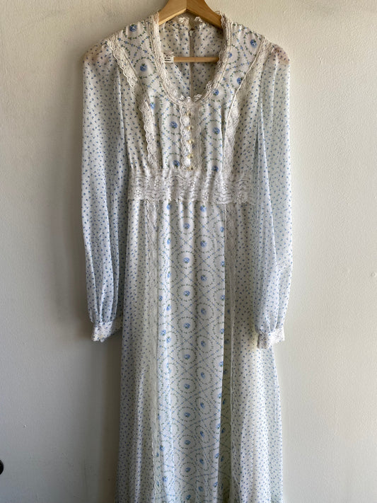 Vintage 1970’s Deadstock Floral Prarie Dress
