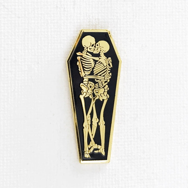 Strike Gently - Enamel Pin - La Lovely Vintage 