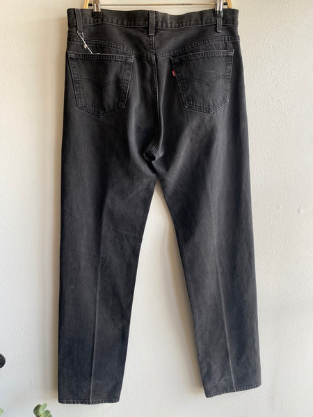 Vintage 1990’s Black Levi’s 501 Denim Jeans
