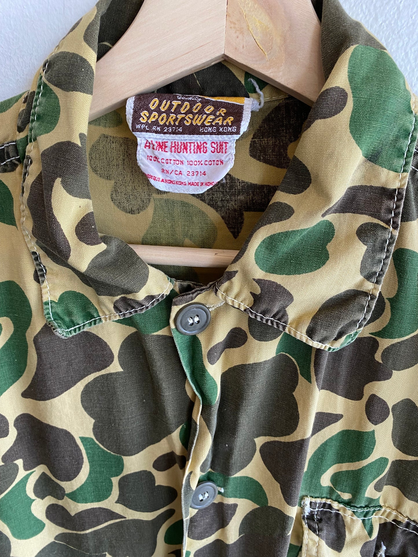Vintage 1960/70’s Camo Hunting Jacket